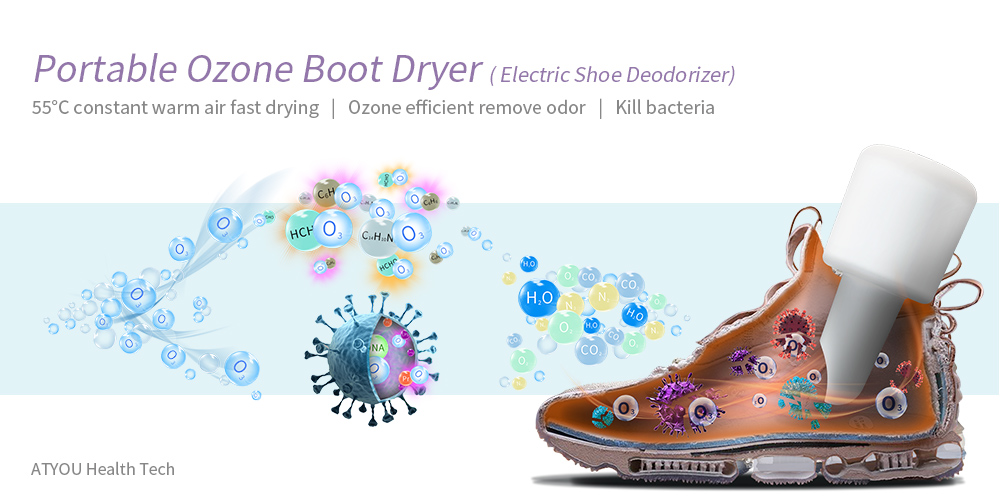 Portable Ozone Boot Dryer Deodorizer