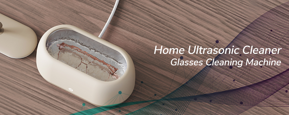 Limpiador ultrasónico de gafas para el hogar