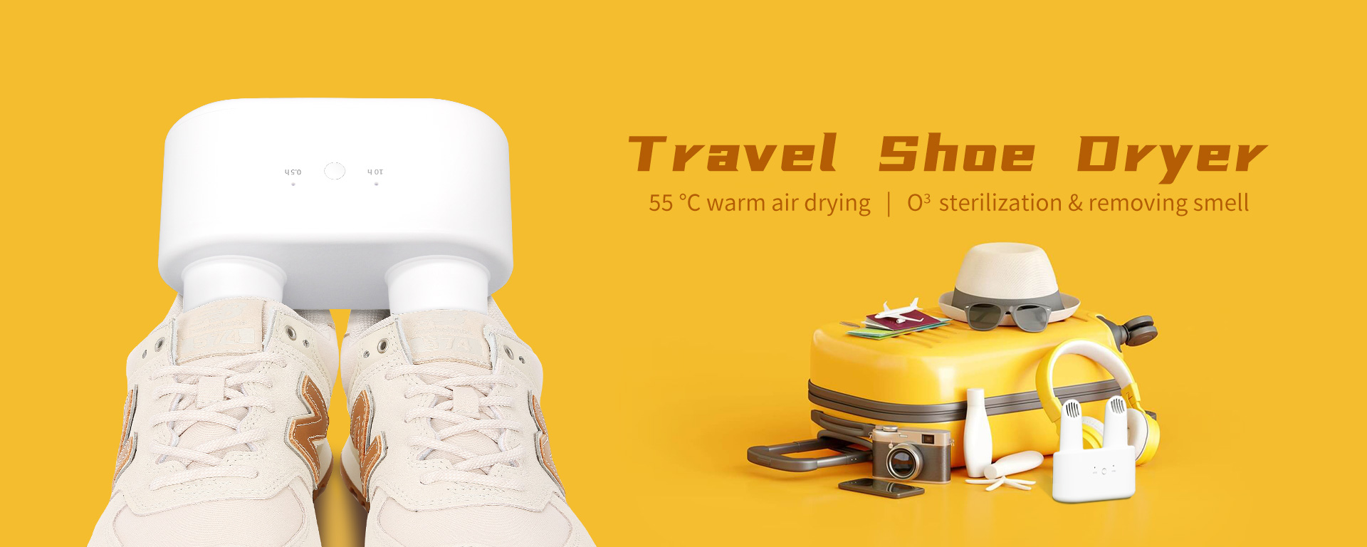 Travel boot dryer & Shoe smell remover