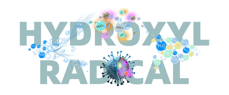 ¿Qué radicales hidroxilo se utilizan en los aparatos purificadores?