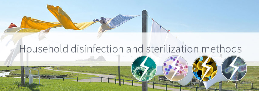 métodos de desinfección y esterilización domésticos