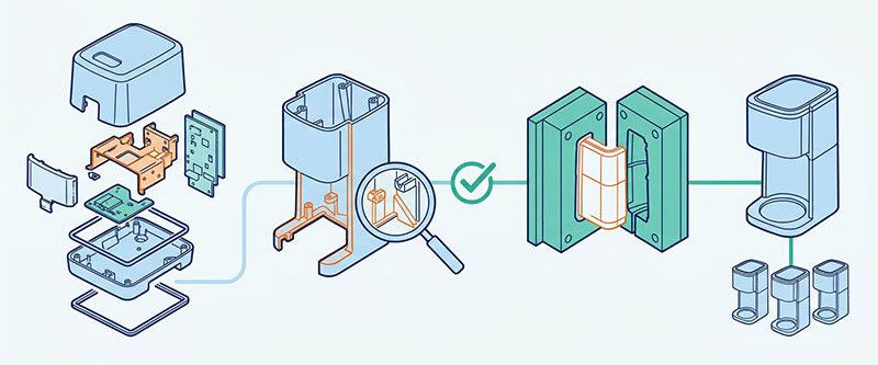 Por qué el DFM es importante antes de la congelación del diseño en el desarrollo de productos personalizados